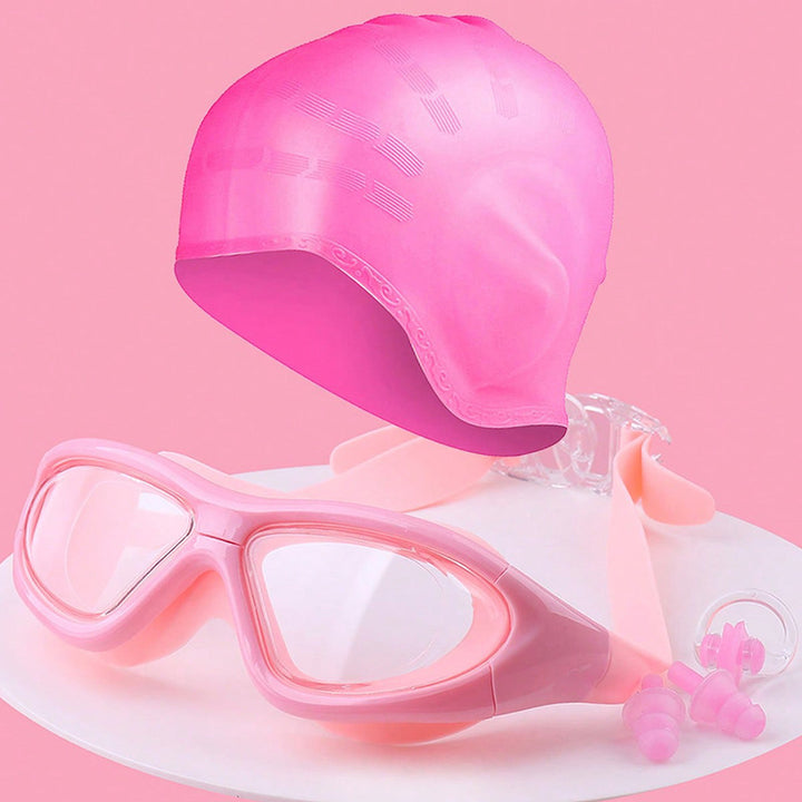 Swim set with comfort swim goggles and cap Bowlift