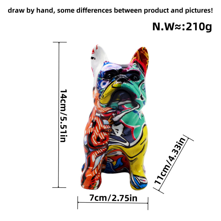 Artistically designed bulldog figure Bowlift
