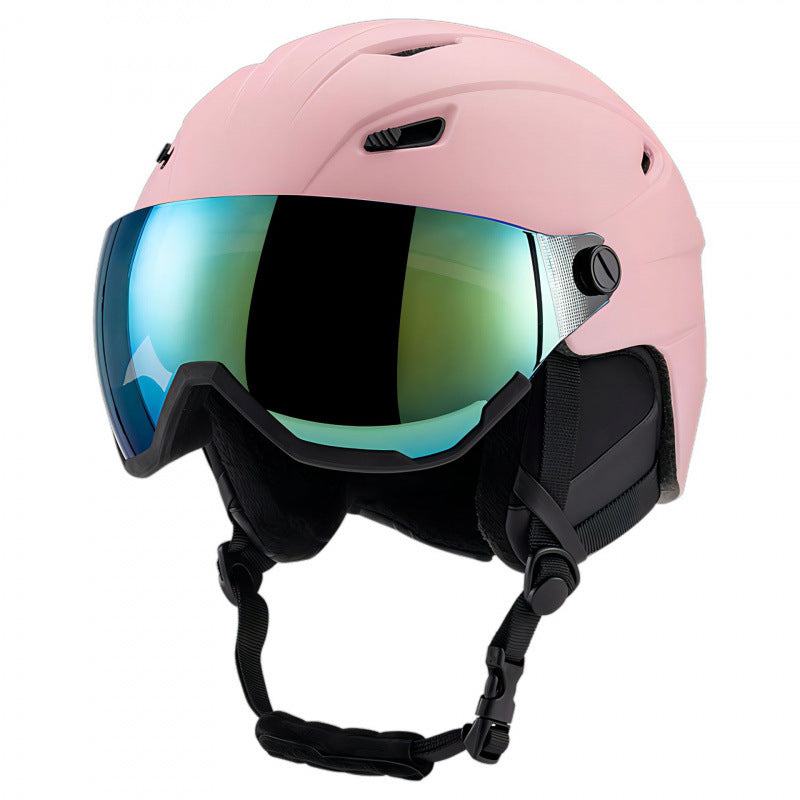 Ski Helmet with Visor Bowlift