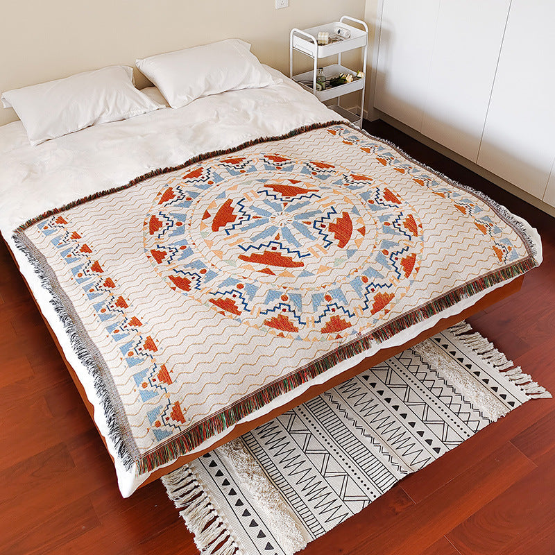 Bohemian Patterned Throw Blanket