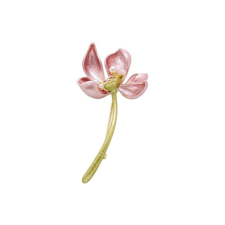 Elegant Flower Brooch Bowlift
