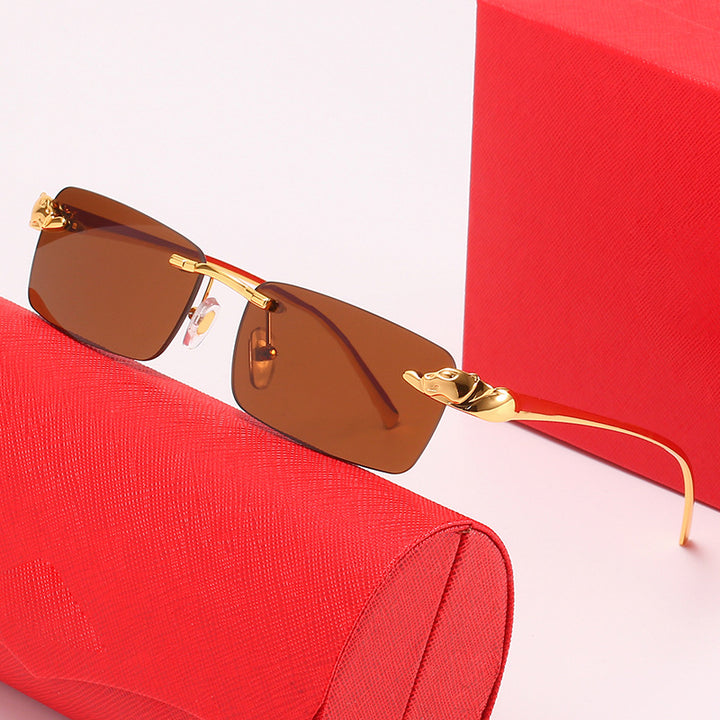 Women's fashionable sunglasses with elegant metal frame and innovative lenses Bowlift