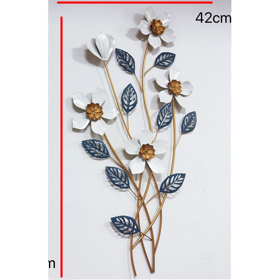 Elegant Floral Wall Sculpture Bowlift