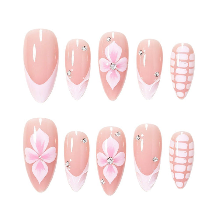 Elegant Decorative Acrylic Nail Art Tips Bowlift