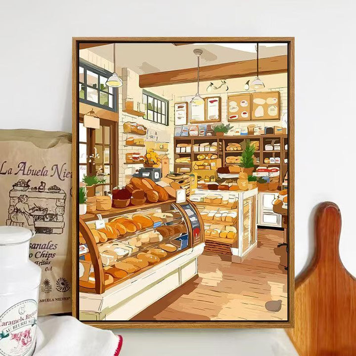 Bakery-Themed Illustrated Wall Art Bowlift