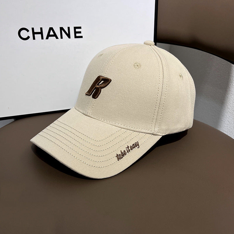 Women's Casual Embroidered Cap Bowlift