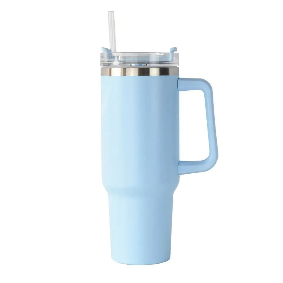 Women's Insulated Drinking Cup with Handle and Straw Bowlift