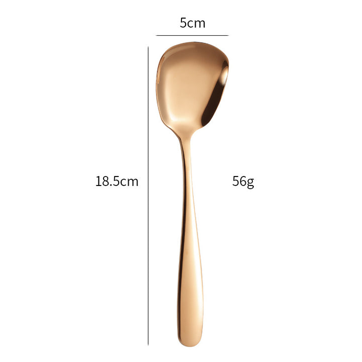 Elegant dessert spoon with ergonomic design Bowlift