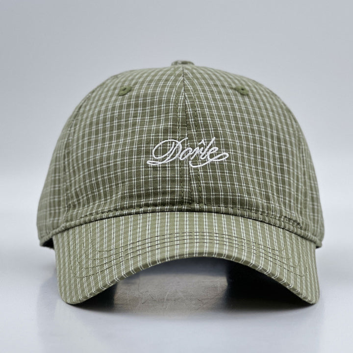 Women's Structured Plaid Baseball Cap Bowlift