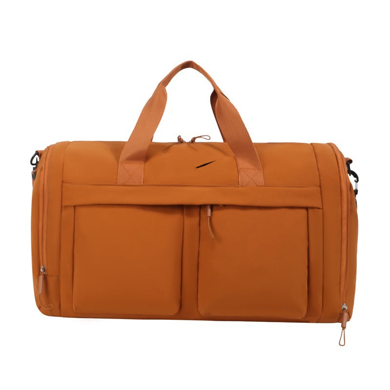 Sporty duffel bag with multiple exterior pockets Bowlift