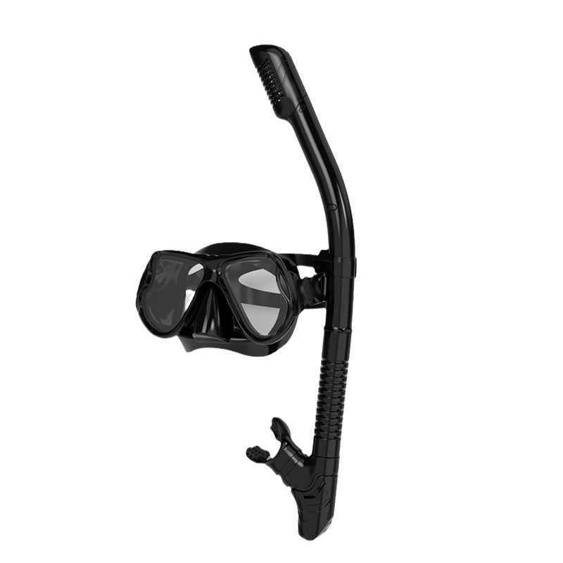 Snorkel mask with ergonomic fit and innovative breathing technology Bowlift