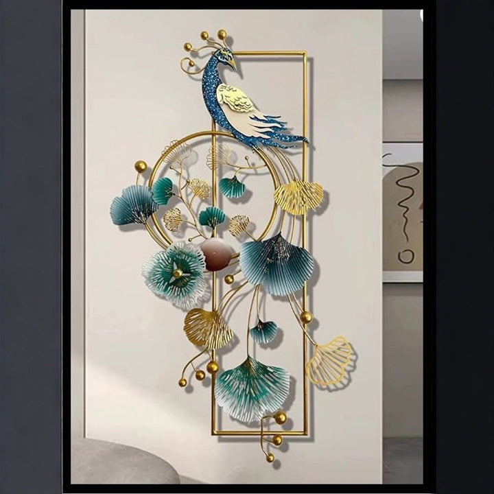 Artistic Metal Wall Sculpture Bowlift