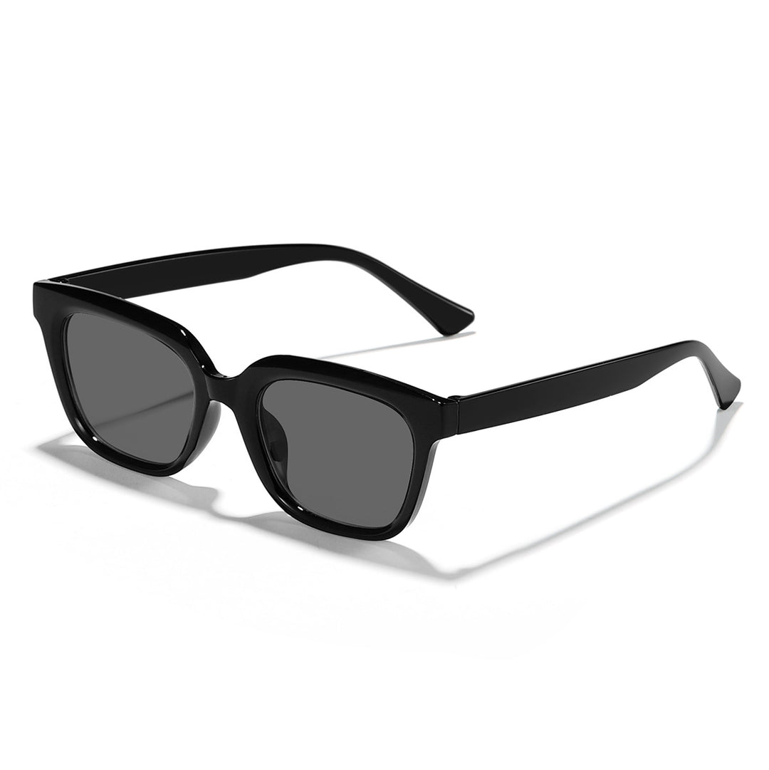 Women's Modern Square Sunglasses with Stylish Transparent Frame Bowlift