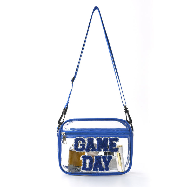 Sporty shoulder bag with transparent front Bowlift