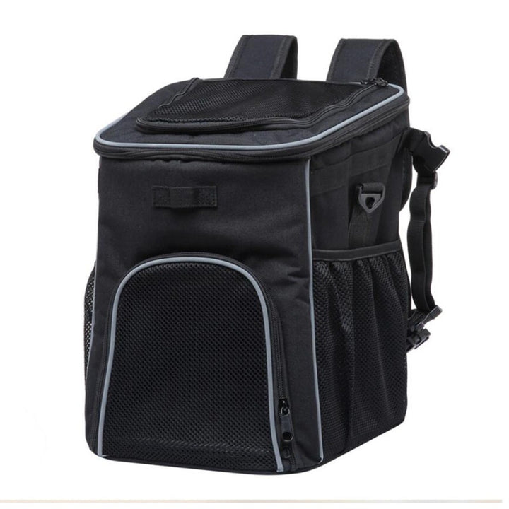 Front-Mounted Pet Carrier Bike Bag with Secure Leash Breathable Mesh Padded Base Reflective Trim Bowlift