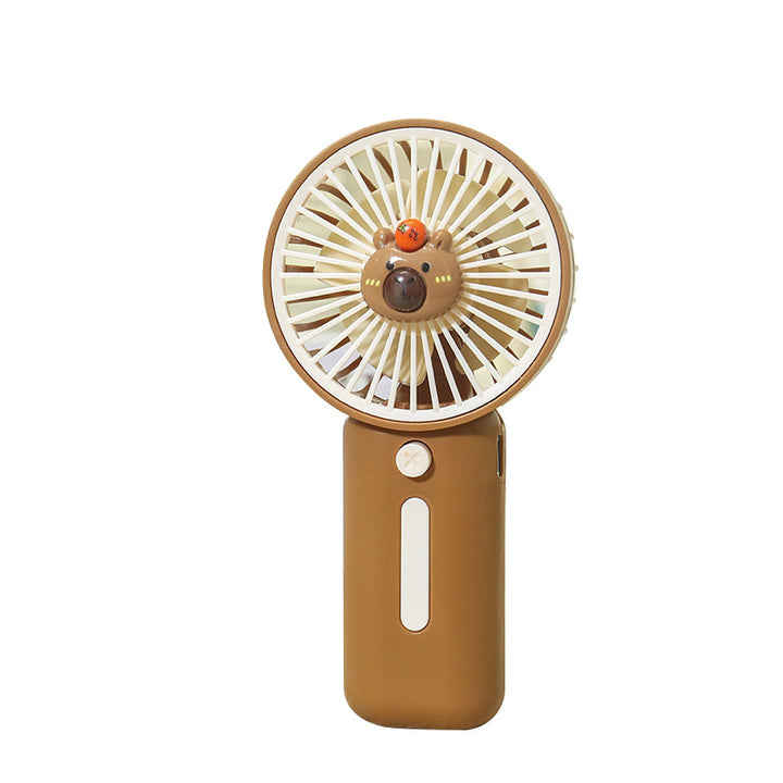 Ladies Portable Handheld Fan in Playful Animal Design Bowlift