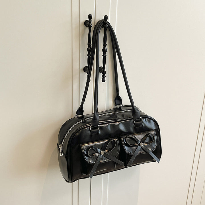 Stylish Multifunctional Handbag with Bow Detail Bowlift