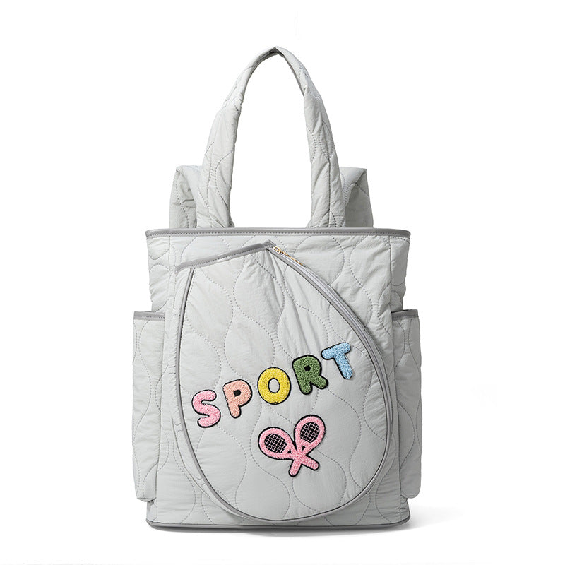 Sporty Multi-Pocket Tote Bowlift