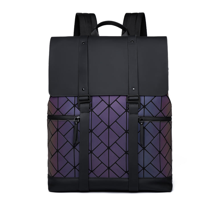 Geometric Pattern Rolltop Backpack Bowlift