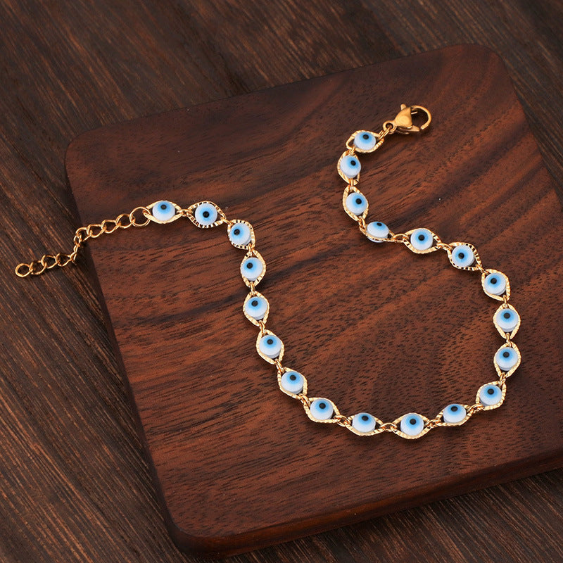 Evil Eye Charm Bracelet Bowlift 1788164323
