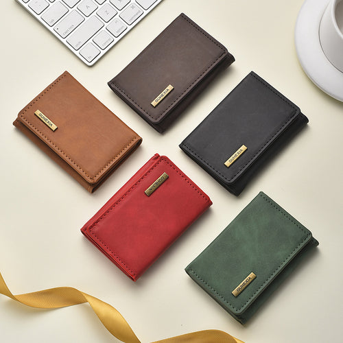 Premium Leather Card Holder Bowlift