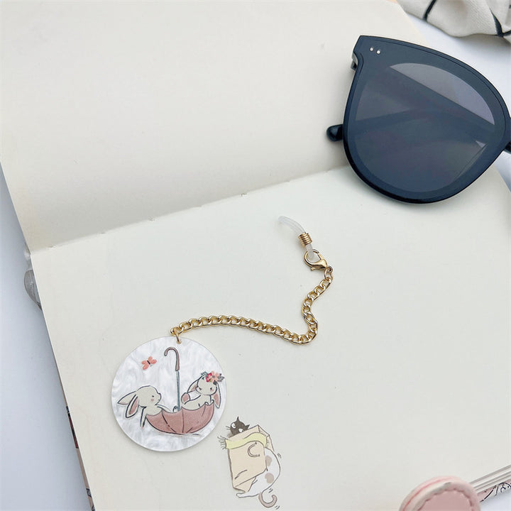 Heart-Designed Eyewear Chain Holder Bowlift
