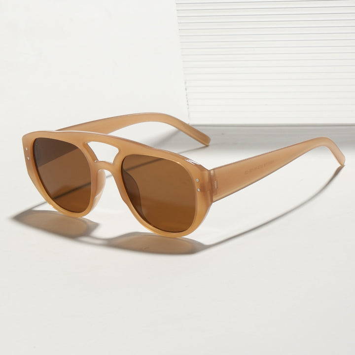 Women's oversized sunglasses with modern, textured frame Bowlift