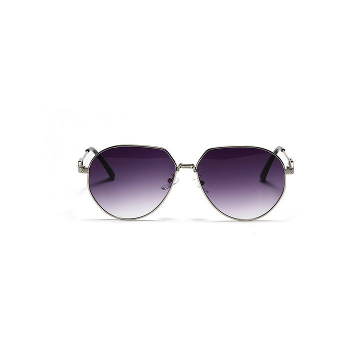 Ladies stylish oval sunglasses with fashionable metal frame Bowlift