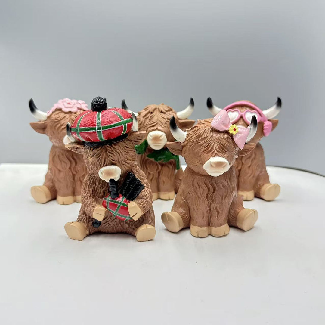 cute decorative horned cattle Bowlift