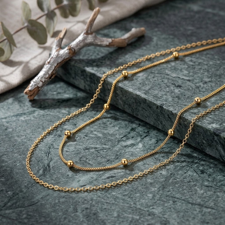 Elegant Layered Necklace Bowlift