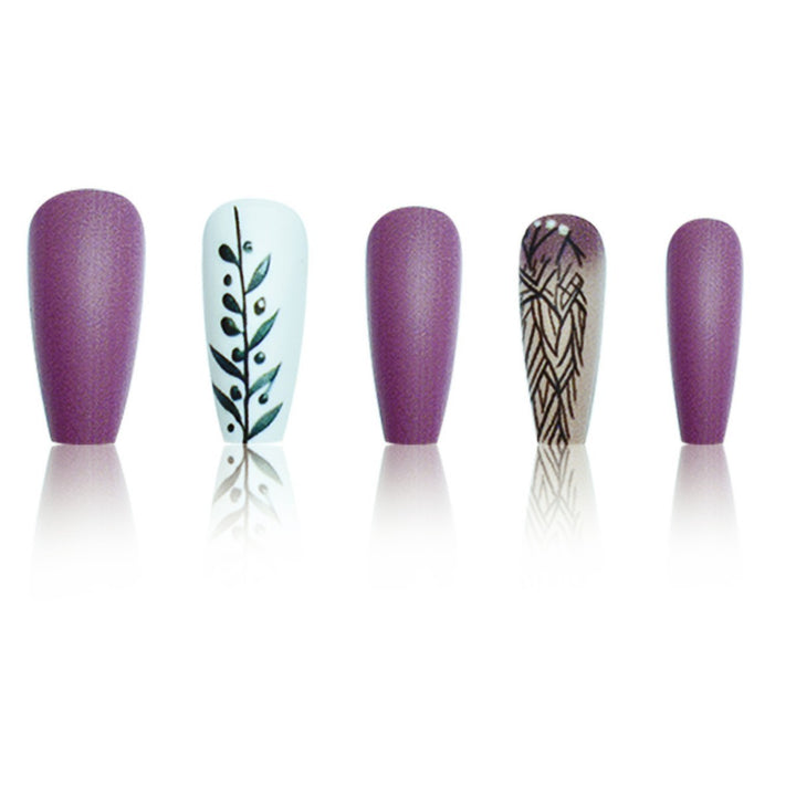 Botanical Nail Art Design Bowlift