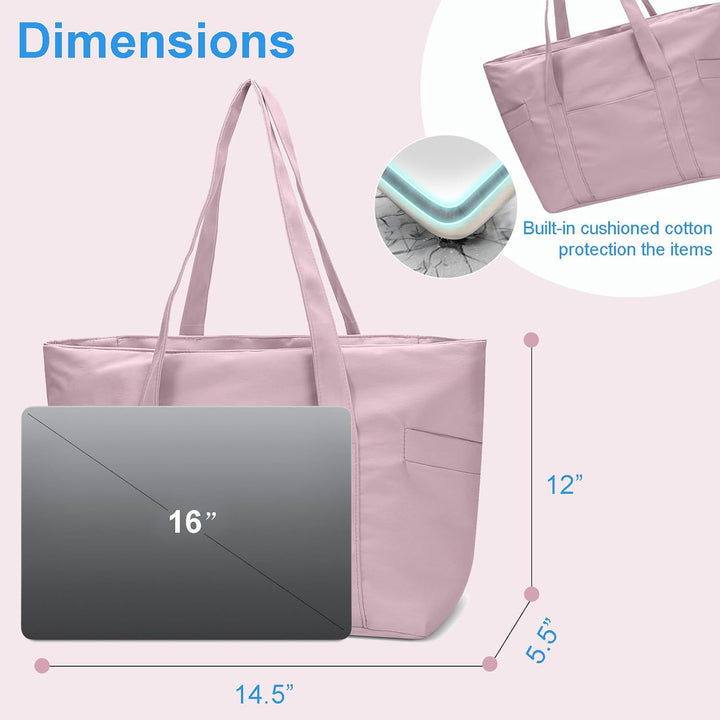 Practical everyday tote bag with multifunctional compartments Bowlift