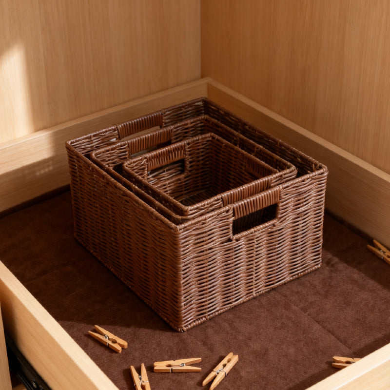 Women storage baskets made of woven material Bowlift