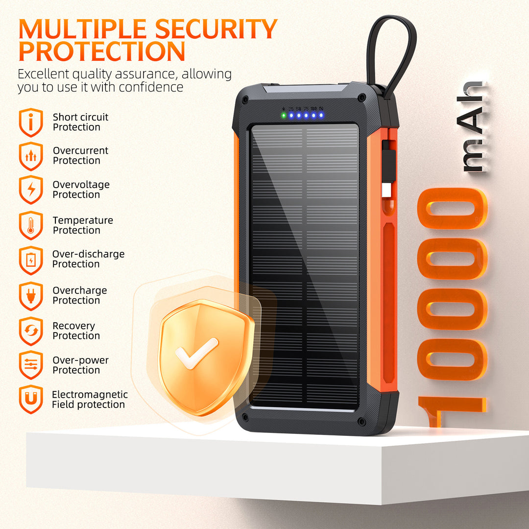 Solar Power Bank with Fast Charging from Bowlift