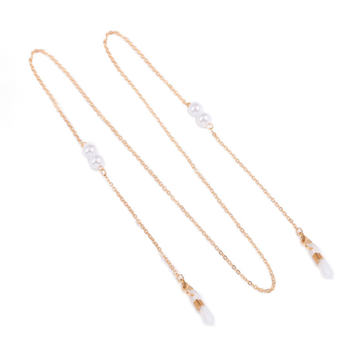 Elegant Eyewear Chain with Pearl Accents Bowlift