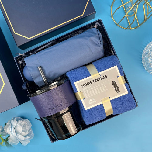 Women's set with coffee mug and portable fan Bowlift
