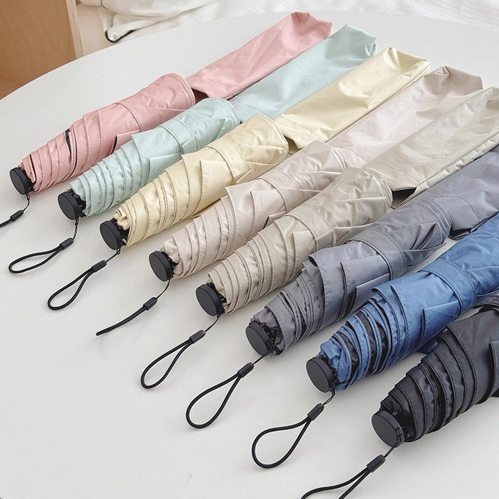 Women portable folding umbrella with wind-resistant mechanism Bowlift