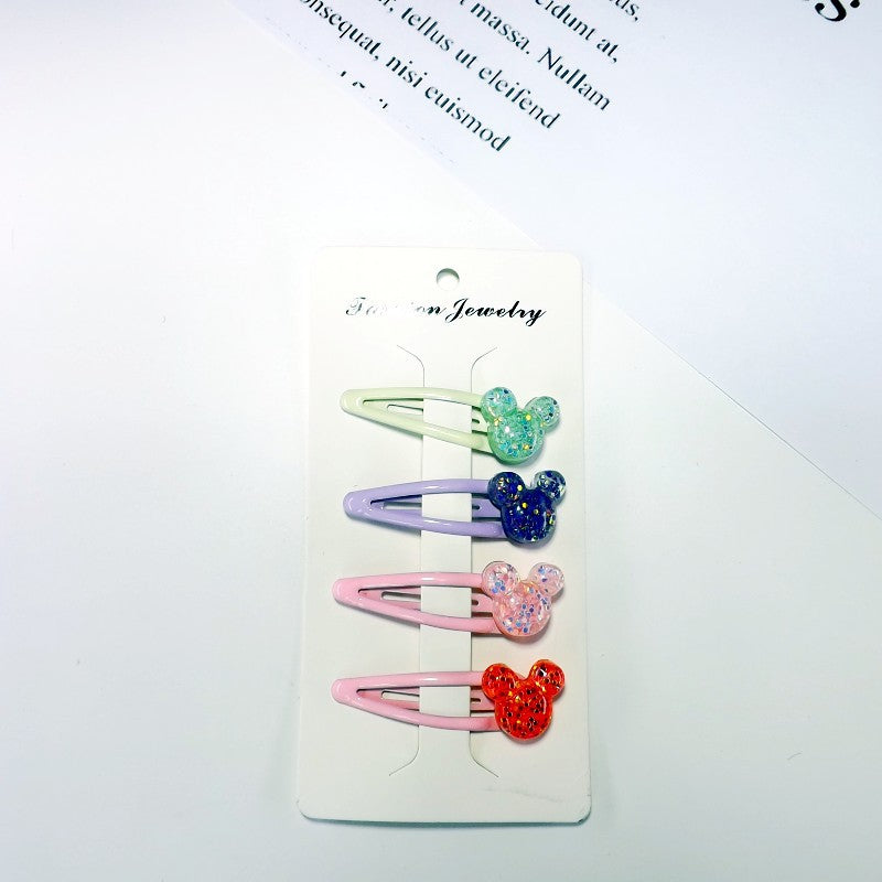 Cute animal motif hair clips Bowlift