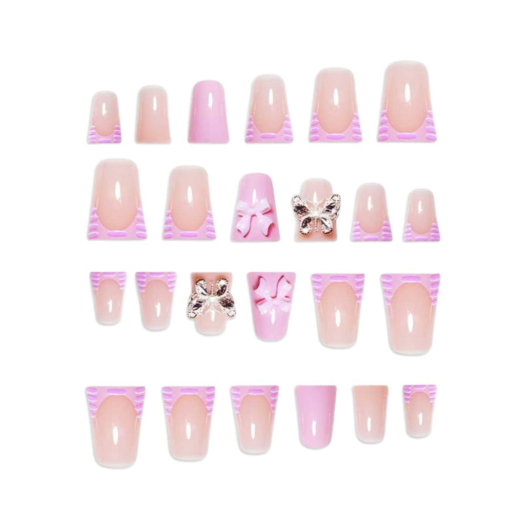 Decorative Butterfly-Inspired Nail Enhancements Bowlift