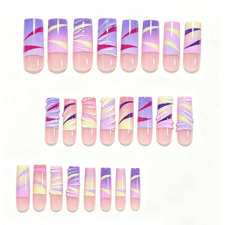 Artistic Long Nail Tips Bowlift