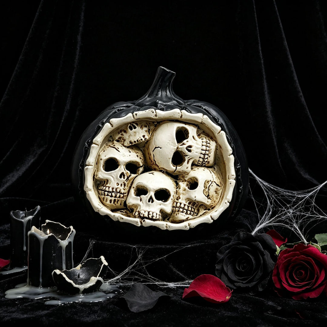 Creative Halloween decoration figure in pumpkin shape Bowlift