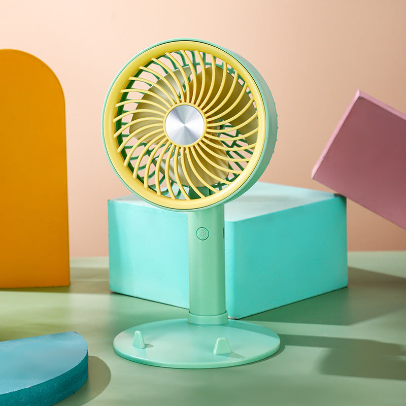 Women's Portable Table Fan with Powerful Battery and Flexible Tilt Bowlift