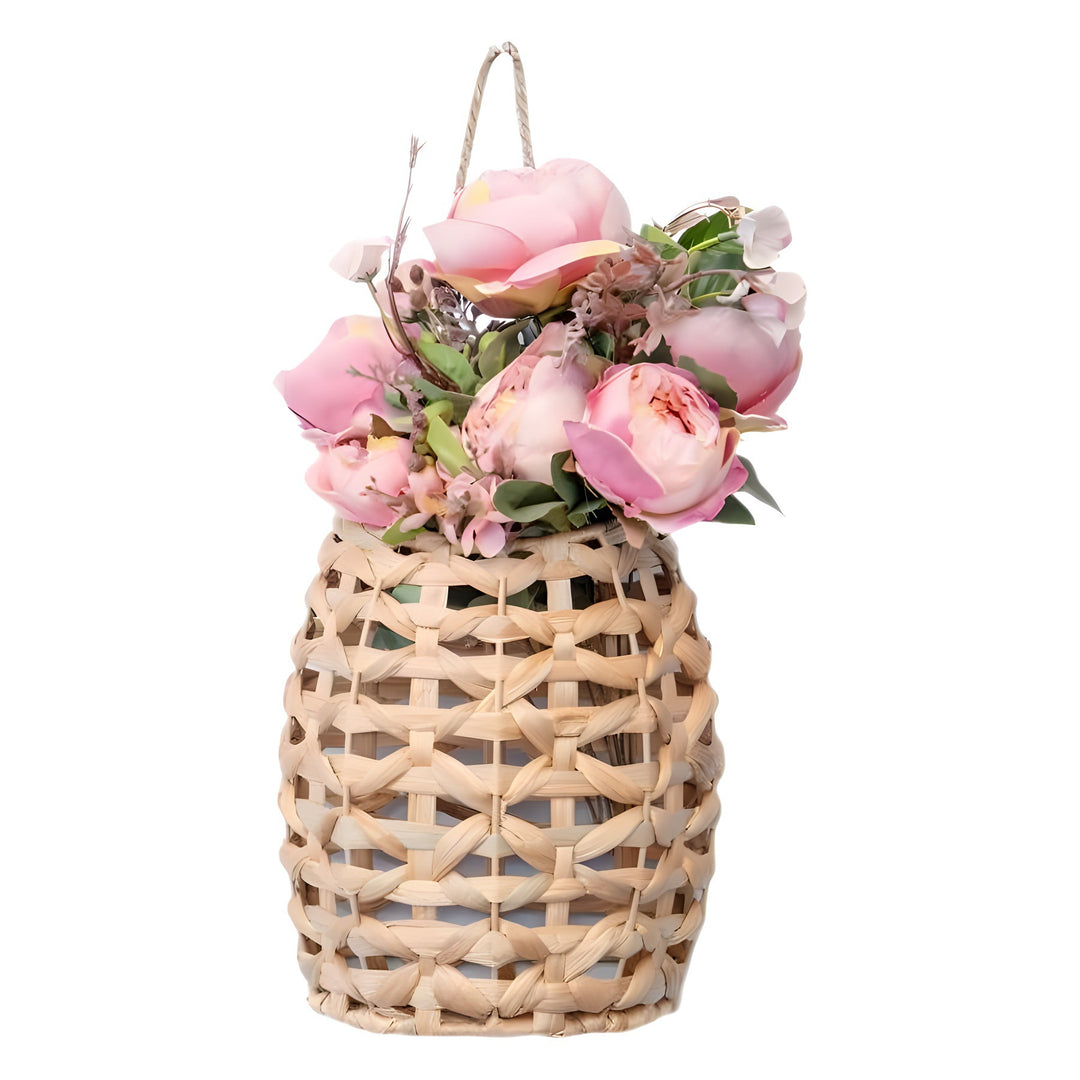 Decorative flower basket with handle Bowlift