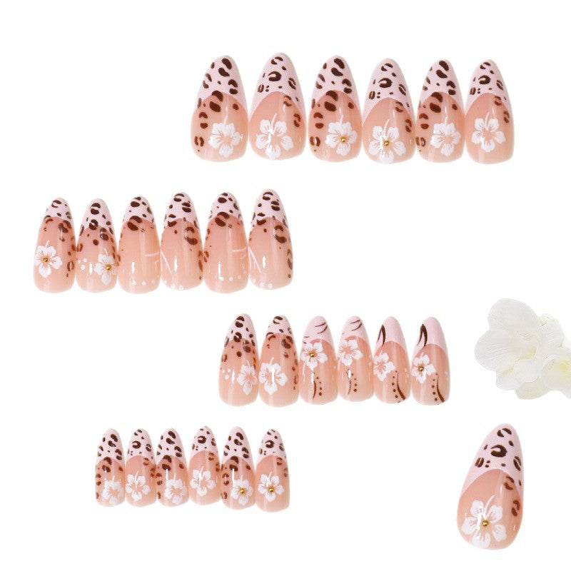 Floral Design Press-On Nail Tips Bowlift