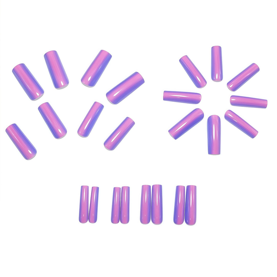 Glamorous artificial nails with high-gloss effect Bowlift