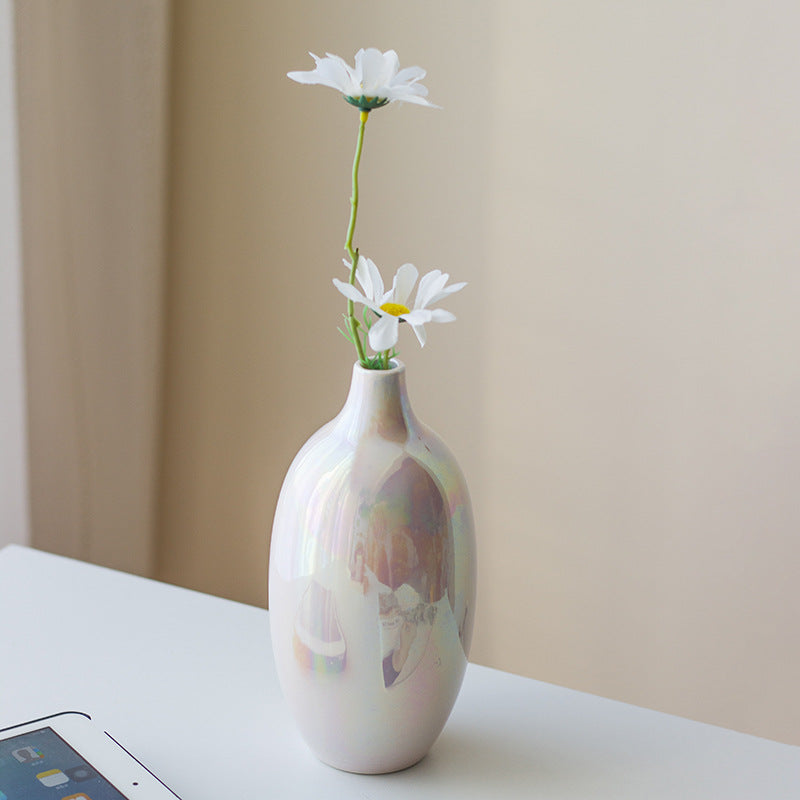 Elegant Glossy Ceramic Vase