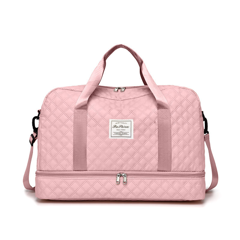 Quilted Travel Duffel Bag Bowlift