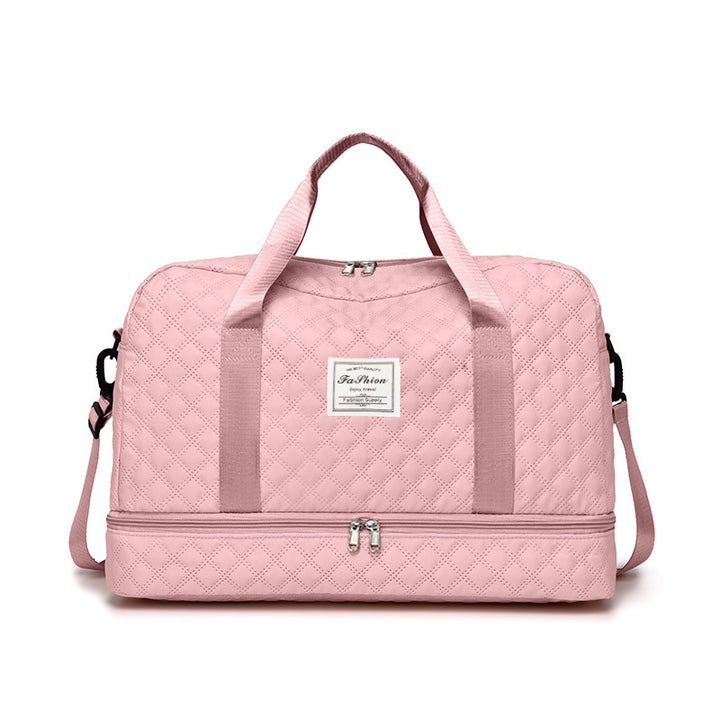 Quilted Travel Duffel Bag Bowlift