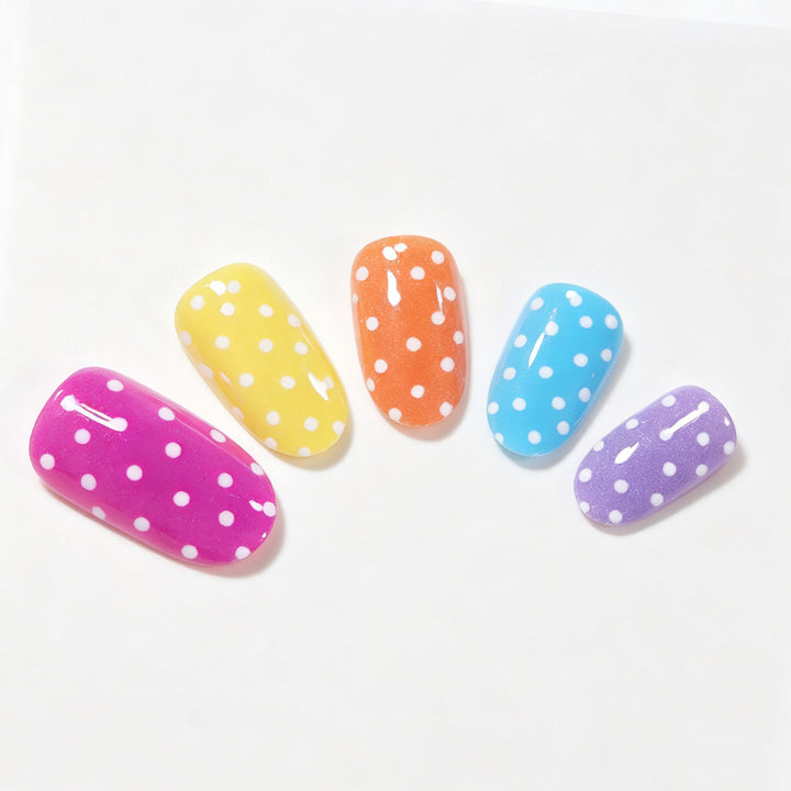 Playful Polka Dot Nail Wraps Bowlift