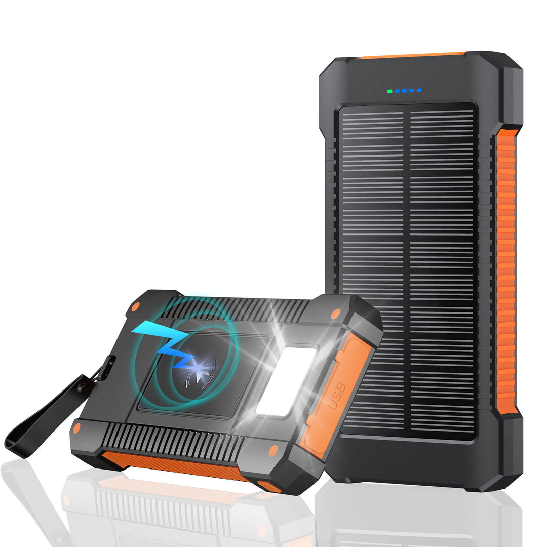 Solar Powerbank with Integrated LED Light and Compass Bowlift